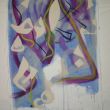 Fun! acryl op neteldoek, 1,15 breed x 1,60 hoog © Janet Blanken 2002